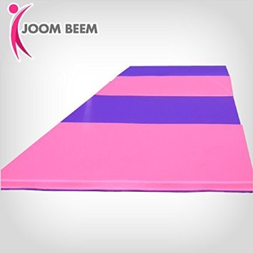 8 Feet X 4 Feet Nimble Sports Folding Gymnastics Mat Pink and Purple
